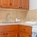 kitchen with woooden cabinets
